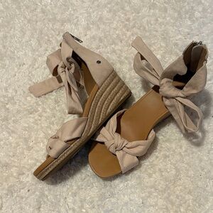 Women's Tan UGG Wedge Sandals